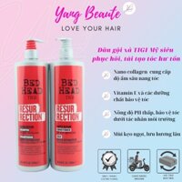 Dậu gội xả Tigi bed head dầu gội tigi đỏ siêu phục hồi tóc hư tổn, chăm sóc dưỡng ẩm sâu cho nam nữ