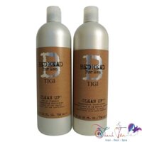 Dầu gội xả Tigi cho nam hương bạc hà Clean Up 750mlx2 [ New ]