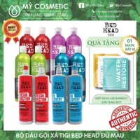 Dầu Gội Xả Tigi Đủ Màu - Tigi Bed Head Xanh, Đỏ, Tím 750 - 970ml