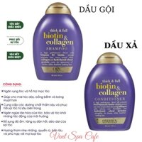 Dầu gội xả tím OGX Biotin Shampoo dầu gội đầu 385ml