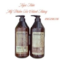 Dầu gội xả TOP HANEDA Collagen 500ml phục hồi tóc hư tổn - Dầu gội chính hãng siêu mềm mượt