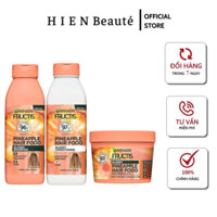 Dầu Gội + Xả + Ủ Tóc Garnier Fructis Glossy Pineapple Hair Food 350ml