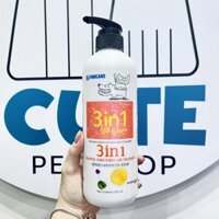 Dầu gội, xả và dưỡng lông 3in1 Forcans dành cho thú cưng🐶🐱