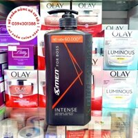 Dầu gội Xmen Boss For Boss Intense Perfumed Shampoo, dầu gội nước hoa hương trầm đầy nội lực 650g