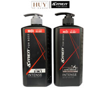 Dầu gội XMEN For‎ Boss​ Intense Perfumed Shampoo/ Tắm Gội X-Men​ 2in1 For Boss Intense Perfumed Hair & Body Wash 650g