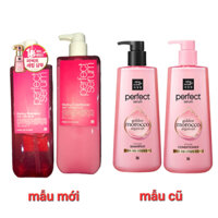 Dầu gội/Dầu Xả Giữ Nếp Miseen 680ml hồng (mẫu mới)