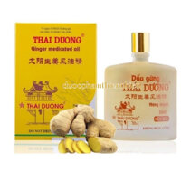 Dầu Gừng Thái Dương 24ml - Thông K.inh Hoạt Lạc, Giảm Đau Phong Thấp, Đau Xương Khớp