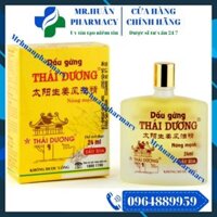 Dầu Gừng Thái Dương 24ml – Dầu nóng dùng xoa bóp