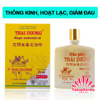 Dầu gừng Thái Dương 24ml