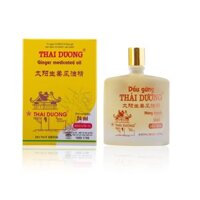 Dầu gừng Thái Dương chai dầu xoa 24ml