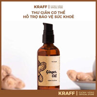 DẦU GỪNG XOA BÓP MATXA DƯỠNG ẨM