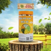 Đậu Hà Lan Mix 5 Vị Nutri VuiVui 540gr giòn ngon đậm vị đồ ăn vặt vừa ngon vừa rẻ