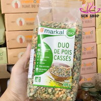 Đậu Hà Lan tách vỏ hữu cơ Markal (Splits Peas (green and yellow)) - 500gr