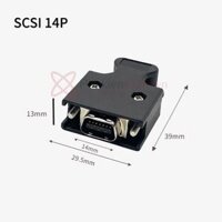 Đầu hàn cáp SCSI SM-14P Servo, encoder – cổng nối motor đến Driver