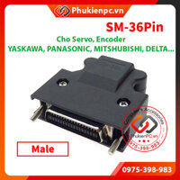 Đầu hàn cáp SCSI SM-36P Servo encoder cho máy công nghiệp. Tạo cáp kết nối encoder từ motor đến Driver Servo