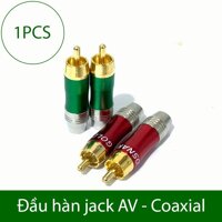 Đầu hàn dây AV/Component - Coaxial/SPDIF OD-8.0mm Gold Snake (1 PCS nhiều màu) [bonus]