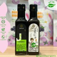Dầu hào nấm chay, nước tương ít muối hữu cơ 210ml - chay mặn đều dùng được - JoySpring - nhập khẩu Đài Loan