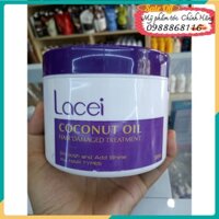 Dầu hấp Lacei Coconut Oil hair damaged treatment 300ml_tặng mũ trùm tóc