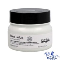 Dầu hấp thải độc kim loại, phục hồi hư tổn cho tóc L'oreal Metal Detox Mask 250ml [ LA ]