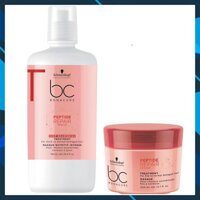 Dầu hấp ủ Schwarzkopf BC Bonacure Peptide Rescure Repair phục hồi tóc hư tổn theo cấp độ chính hãng Đức - 200ML - HƯ TỔN VỪA