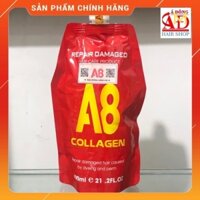 DẦU HẤP Ủ TÓC COLLAGEN A8 SIÊU MƯỢT (ĐỎ) 600ML M1