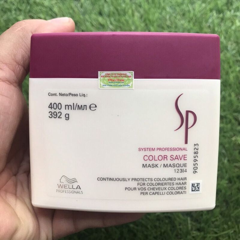 Dầu hấp ủ tóc nhuộm Wella SP Color Save Mask - 400ml