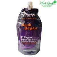 Dầu hấp ủ tóc siêu mềm mượt tóc túi Muster Collagen Repair Mask 500ml ( MK )