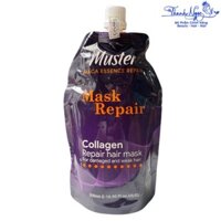 Dầu hấp ủ tóc siêu mềm mượt tóc túi Muster Collagen Repair Mask 500ml [ TN ]