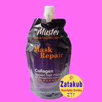 Dầu hấp ủ tóc siêu mềm mượt tóc túi Muster Collagen Repair Hair Mask 500ml