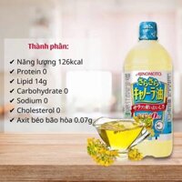 Dầu Hạt Cải Ajinomoto Chai 1L