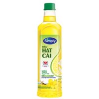 Dầu hạt cải simply 1L - Calofic