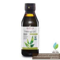 Dầu Hạt Gai Dầu Hữu Cơ Nguyên Chất Ép Lạnh Nutiva Organic Hemp Seed Oil, 237ml