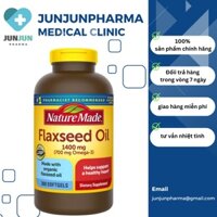 Dầu hạt lanh bổ sung Omega 3 6 9 Nature Made Flaxseed oil 1400 mg hộp 300 viên của Mỹ