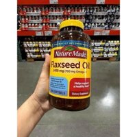 Dầu Hạt Lanh Nature Made Flaxseed Oil 1400mg Chứa 700mg Omega 3 - Dành Cho Cả Người Ăn Chay