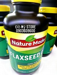 Dầu hạt lanh Nature Made Flaxseed oil Omega 3-6-9 của Mỹ – 1400 mg