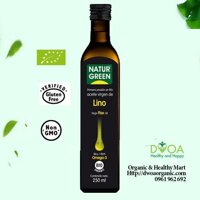 Dầu hạt lanh NaturGreen 250ml [bonus]