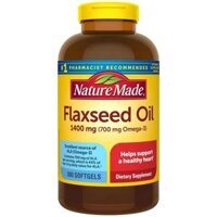 Dầu hạt lanh Omega 369 Flaxseed Oil 1400mg 300 viên của Mỹ