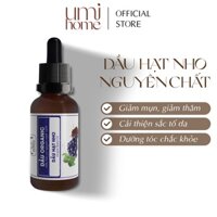 Dầu Hạt Nho hữu cơ UMIHOME nguyên chất | Grape seed oil 100% Organic 10ML