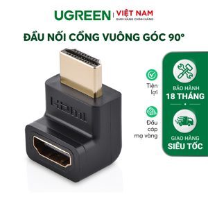 Đầu HDMI bẻ góc 90 độ Up Ugreen 20110