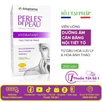 Dầu Hoa Anh Thảo ARKOPHARMA PERLES DE PEAU - Viên Uống Đẹp Da & Tăng Cường Nội Tiết Tố | NK Pháp - (hộp 200 viên)