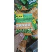 đậu hòa lan sấy vị gạch cua
