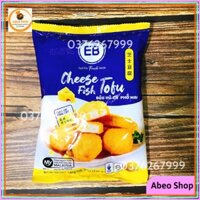 Đậu hũ phô mai Cheese Fish Tofu EB/đậu hủ phô mai Malaysia dùng làm viên thả lẩu, xiên que chiên, nấu, hấp, nướng