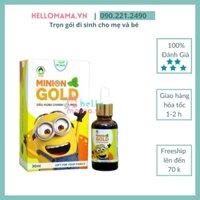 Dầu Húng Chanh Minion ( Tăng đề kháng, hỗ trợ trị cảm cúm, ho hen, vị dễ uống nên bé nào cũng thích)