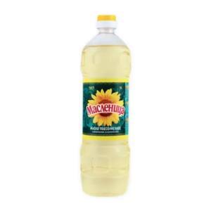 Dầu hướng dương tinh luyện Maslenitsa chai 1L