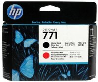 Đầu in HP 771 màu đen nhạt + cam (CE017A) dùng cho máy in HP Z6200/6800