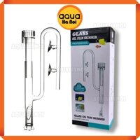 Đầu in thủy tinh trong suốt - Có lọc váng Phi 12/16mm - Hộp chống sốc - gắn máy lọc nước hồ cá thủy sinh