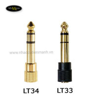 Đầu Jack chuyển đổi âm thanh từ cổng 3ly sang 6ly Loại Cao Cấp LT34 | LT33 ( Đầu Vàng Loại Tốt )