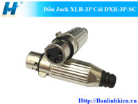 Đầu Jack XLR-3P Cái DXR-3P-SC                                               Yêu thích