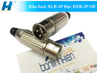 Đầu Jack XLR-3P Đực DXR-3P-SD                                               Yêu thích