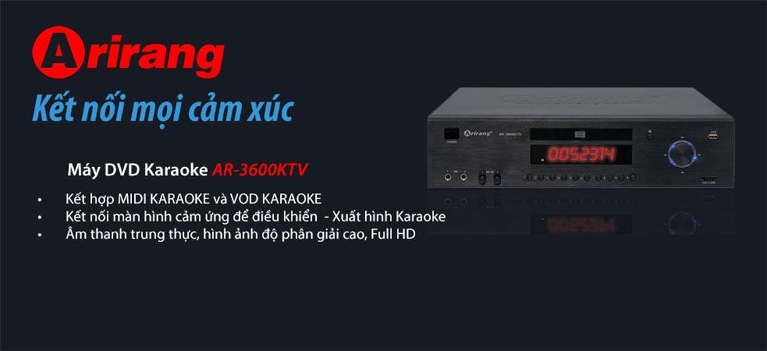 Đầu karaoke Arirang AR-3600KTV